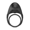 FORTO F-48 VIBRATING PERINEUM DOUBLE C-RING BLACK - Sklep erotyczny Intymnosc24.pl