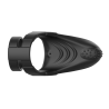 FORTO F-48 VIBRATING PERINEUM DOUBLE C-RING BLACK - Sklep erotyczny Intymnosc24.pl