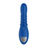 FORTO RIBBED PRO VIBRATING MASSAGER BLUE