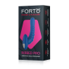 FORTO RIBBED PRO VIBRATING MASSAGER BLUE