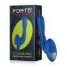FORTO STUDDED PRO VIBRATING MASSAGER BLUE