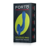 FORTO STUDDED PRO VIBRATING MASSAGER BLUE