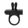 FORTO BUNNY VIBRATING COCKRING BLACK