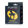 FORTO BUNNY VIBRATING COCKRING BLACK