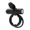 FORTO POINTER VIBRATING COCKRING BLACK - Sklep erotyczny Intymnosc24.pl
