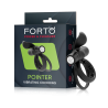 FORTO POINTER VIBRATING COCKRING BLACK - Sklep erotyczny Intymnosc24.pl