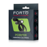 FORTO POINTER VIBRATING COCKRING BLACK - Sklep erotyczny Intymnosc24.pl