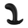 FORTO CURVED VIBRATING PLUG BLACK