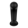 FORTO CURVED VIBRATING PLUG BLACK