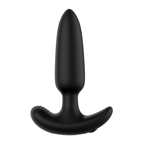 FORTO POINTED VIBRATING  PLUG BLACK