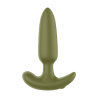 FORTO POINTED VIBRATING PLUG GREEN