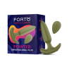 FORTO POINTED VIBRATING PLUG GREEN