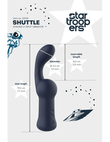 STARTROOPERS SHUTTLE STRONG P-SPOT VIBRATOR