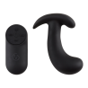 VIRGITE  PROSTATIC VIBRATOR WITH REMOTE CONTROL BLACK