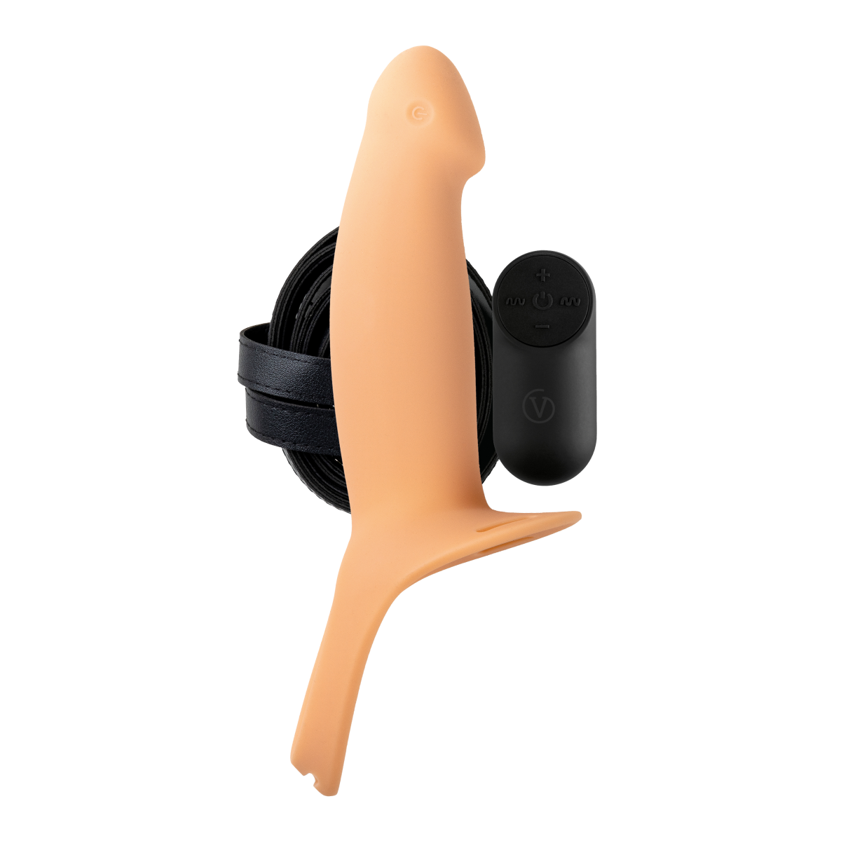 VIRGITE H4 VIBRATING HOLLOW STRAP H4 SIZE L FLESH