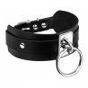 KINKY DIVA O-RING COLLAR BLACK/SILVER - Sklep erotyczny Intymnosc24.pl