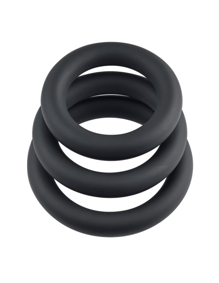 Czarne pierścienie na penisa Selopa Circus