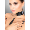 KINKY DIVA TEASING TASSEL COLLAR BLACK/GOLD