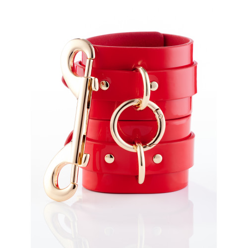 KINKY DIVA WRIST CUFFS RED