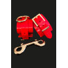 KINKY DIVA ANKLE CUFFS RED