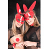 KINKY DIVA BUNNY MASK RED