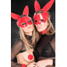 KINKY DIVA BUNNY MASK RED