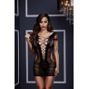 BACI CORSET FRONT LACE MINI DRESS BLACK, OS
