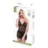 BACI 2 PCS. ECO CHEMISE AND PANTY SET BLACK, M/L