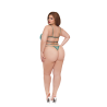 BACI LINGERIE TWILIGHT PETALS TEDDY GREEN, QS