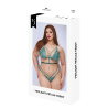 BACI LINGERIE TWILIGHT PETALS TEDDY GREEN, QS