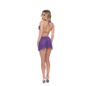 BACI LINGERIE AMETHYST LACE BABYDOLL PURPLE, M/L