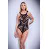 BACI JACQUARD BODYSUIT BLACK, OS