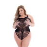 BACI JACQUARD BODYSUIT BLACK, QS