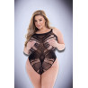 BACI JACQUARD BODYSUIT BLACK, QS