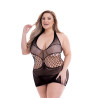 BACI HALTER MINI DRESS BLACK, QS