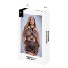 BACI DIAMONTE NET MINI DRESS BLACK, QS