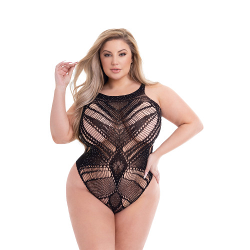 BACI DIAMONTE BODYSUIT BLACK, QS