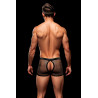 ENVY SNAP DOWN MESH BOXER BRIEF BLACK, L/XL