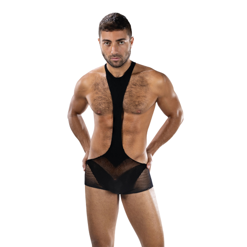 ENVY STEALTH SLING BODYSUIT BLACK, OS