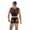 ENVY FISHNET ARMOR 2 PIECE SET BLACK, OS