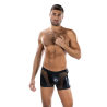 ENVY SHEER CONTRAST BOXER BRIEFS BLACK, OS