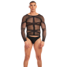 RAINBOW PARTY CAM BOY 2 PCS SET BLACK, L/XL