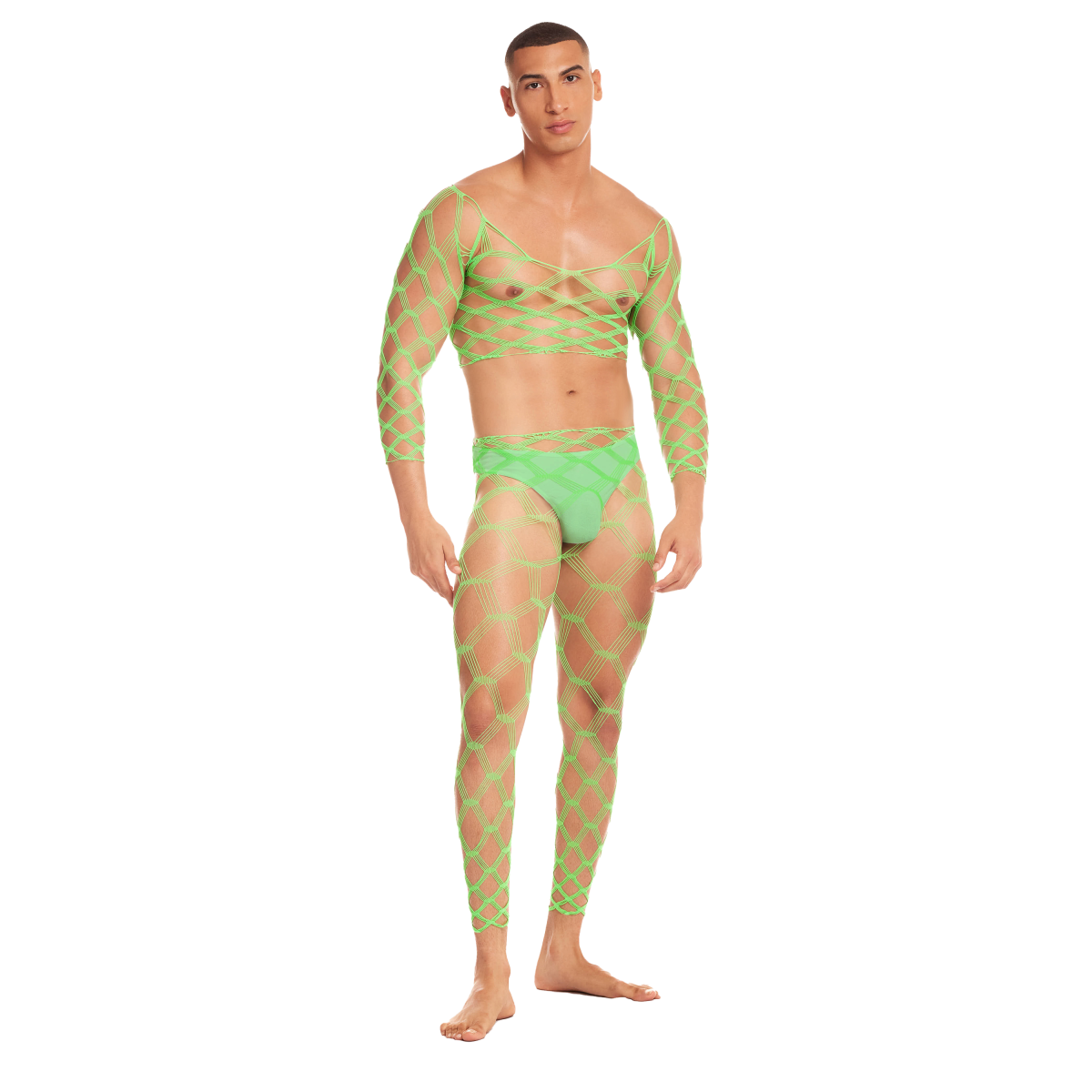 RAINBOW PARTY FUTURE MODE 3 PCS SET GREEN, L/XL