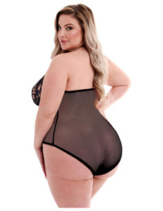 BACI ECO LACE AND MESH TEDDY BLACK, QS 2