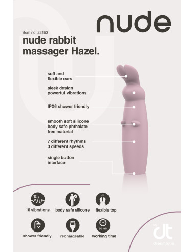 NUDE HAZEL RABBIT MASSAGER