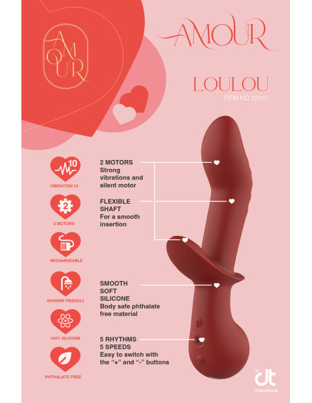 AMOUR FLEXIBLE G-SPOT DUO VIBE LOULOU