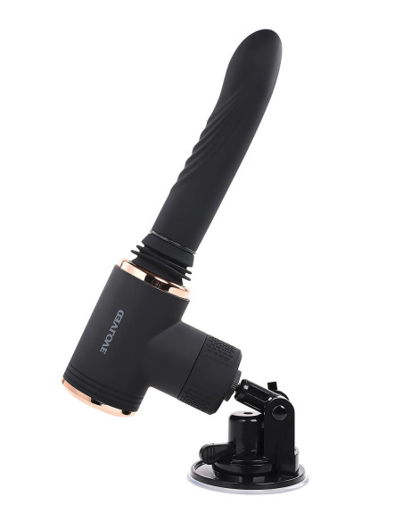 Czarny wbijający wibrator Evolved Too Hot To Handle