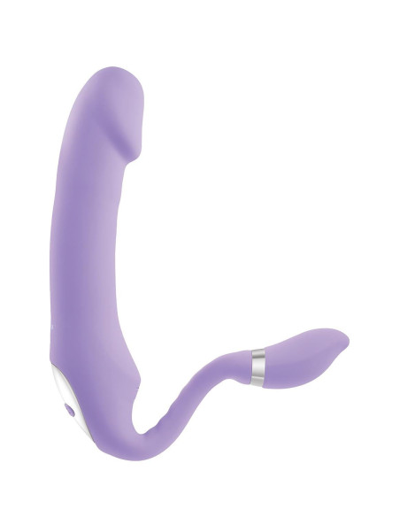 Zginalny wibrator z dwoma końcówkami Gender X Orgasmic Orchid