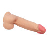 PRETTY LOVE - SERIA SLIDING SKIN REALISTYCZNY DILDO Z PRZYSsawkA 21,8 CM