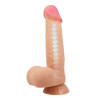 PRETTY LOVE - SERIA SLIDING SKIN REALISTYCZNY DILDO Z PRZYSsawkA 21,8 CM